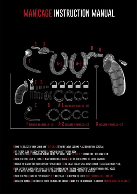 Klatka na penisa z rozszerzaczem cewki 9 cm - Chastity Urethral ManCage by Shots Klatka na penisa z rozszerzaczem cewki 9 cm - Chastity Urethral ManCage by Shots