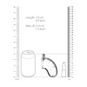 Klatka na penisa z rozszerzaczem cewki 9 cm - Chastity Urethral ManCage by Shots
