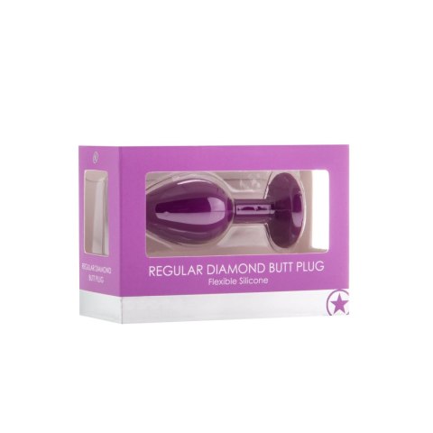 Ouch! - Diamentowy korek analny z diamentem - rozmiar uniwersalny Ouch! by Shots Ouch! - Diamentowy korek analny z diamentem - rozmiar uniwersalny Ouch! by Shots