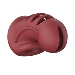 Ultra miękka silikonowa klatka na penisa - Chastity ManCage by Shots