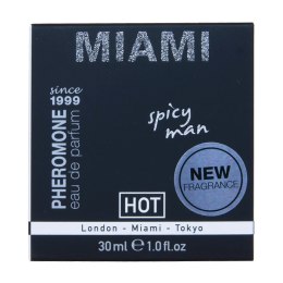 Hot - Feromony perfumowane dla mężczyzn Miami Spicy 30 ml HOT