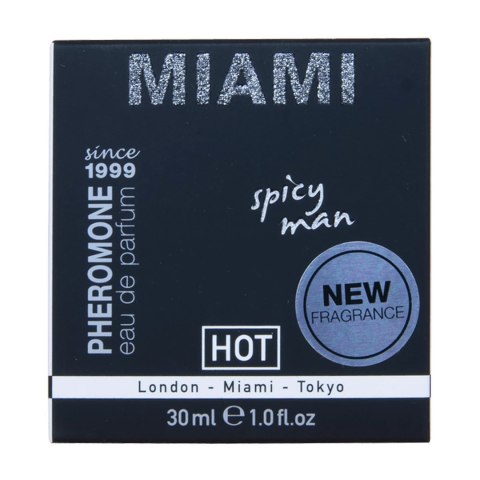 Hot - Feromony perfumowane dla mężczyzn Miami Spicy 30 ml HOT Hot - Feromony perfumowane dla mężczyzn Miami Spicy 30 ml HOT