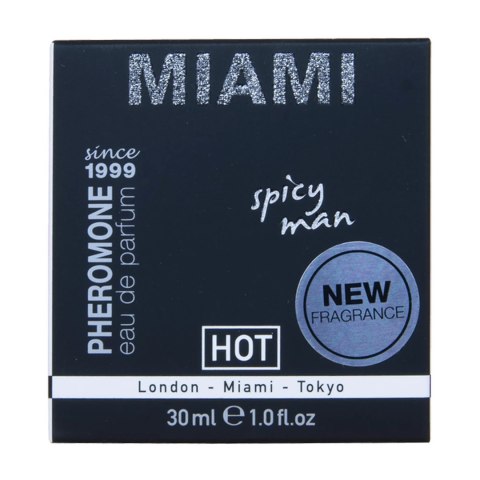 Hot - Feromony perfumowane dla mężczyzn Miami Spicy 30 ml HOT Hot - Feromony perfumowane dla mężczyzn Miami Spicy 30 ml HOT