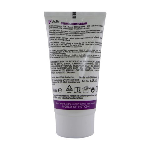 Hot - Krem dla kobiet stymulujący 50 ml HOT Hot - Krem dla kobiet stymulujący 50 ml HOT