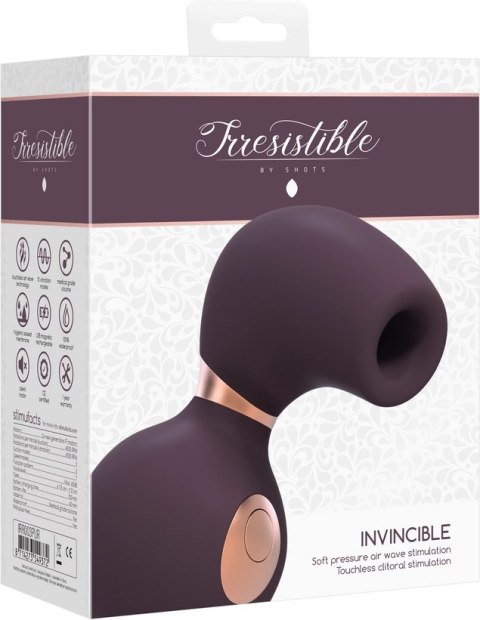 Irresistible by Shots - Pulsujący wibrator Invincible Irresistible by Shots Irresistible by Shots - Pulsujący wibrator Invincible Irresistible by Shots