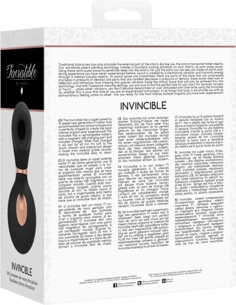 Irresistible by Shots - Pulsujący wibrator Invincible Irresistible by Shots Irresistible by Shots - Pulsujący wibrator Invincible Irresistible by Shots