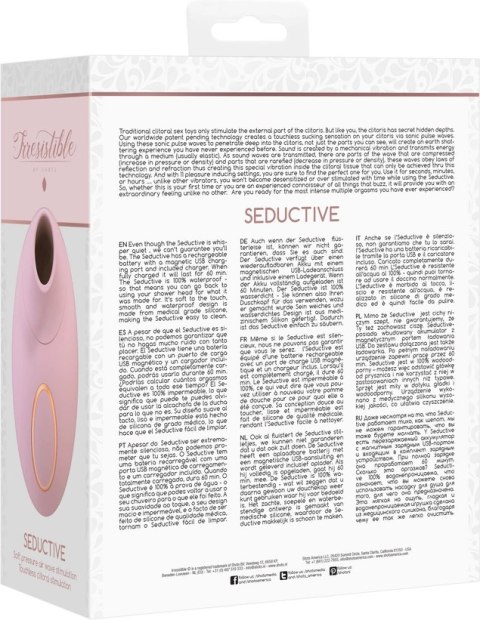Irresistible by Shots - Pulsujący wibrator Seductive Irresistible by Shots Irresistible by Shots - Pulsujący wibrator Seductive Irresistible by Shots
