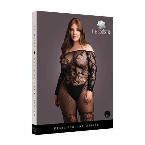 Le desir - Bodystocking z otwartym kroczem Plus Size Le Désir by Shots Le desir - Bodystocking z otwartym kroczem Plus Size Le Désir by Shots