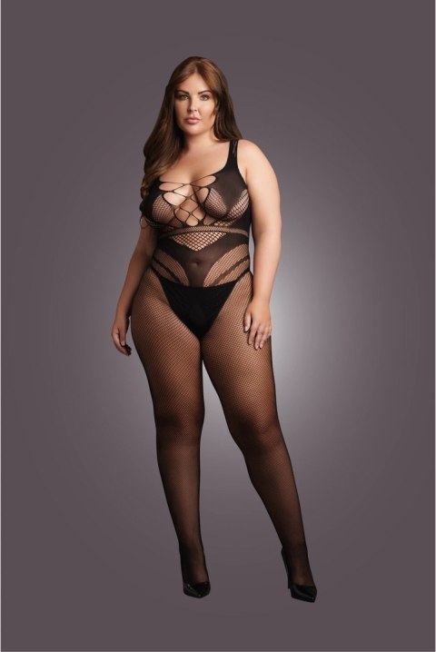 Le desir - Bodystocking z uwodzicielskimi liniami Plus Size Le Désir by Shots Le desir - Bodystocking z uwodzicielskimi liniami Plus Size Le Désir by Shots