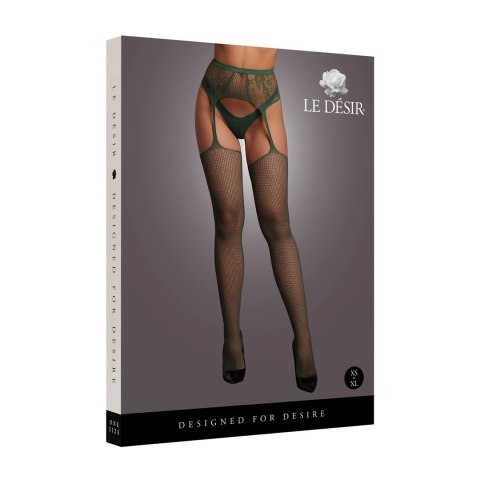 Le desir - Klasyczne pończochy z koronki i siateczki S-XL Le Désir by Shots Le desir - Klasyczne pończochy z koronki i siateczki S-XL Le Désir by Shots