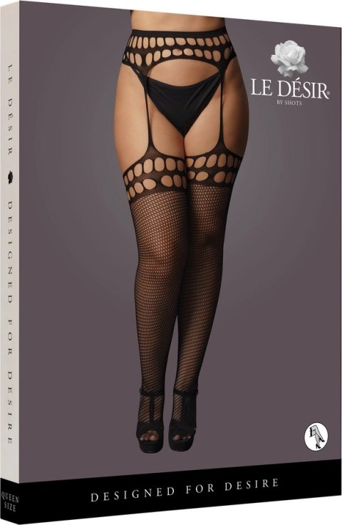 Le desir - Pończochy z tylnym szwem Plus Size Le Désir by Shots Le desir - Pończochy z tylnym szwem Plus Size Le Désir by Shots