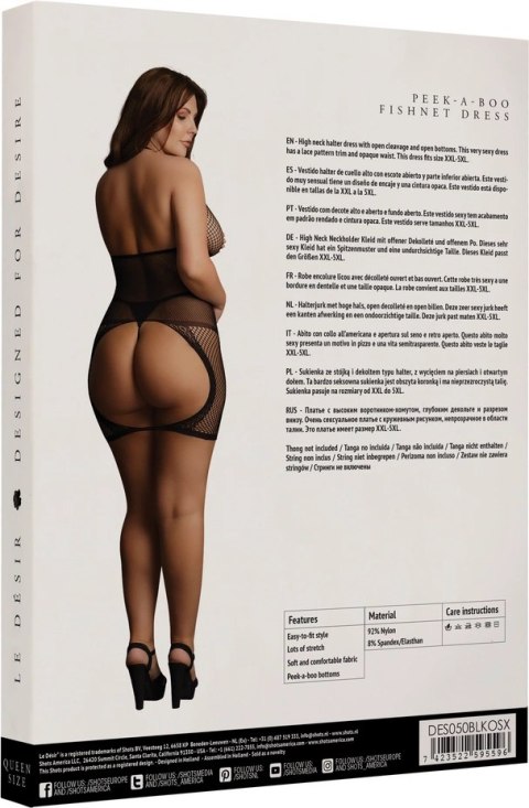 Le desir - Sukienka z odkrytym dołem Plus Size Le Désir by Shots Le desir - Sukienka z odkrytym dołem Plus Size Le Désir by Shots