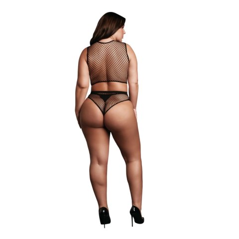 Le desir - Dwuczęściowy zestaw z siateczki XL - 4XL Le Désir by Shots Le desir - Dwuczęściowy zestaw z siateczki XL - 4XL Le Désir by Shots