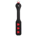Łopatka z metalowym korkiem analnym Hearts Paddle Ouch! by shots Ouch! by Shots