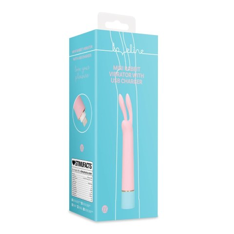 Loveline - Mini wibrator króliczek USB Arctic Blue Loveline by Shots Loveline - Mini wibrator króliczek USB Arctic Blue Loveline by Shots