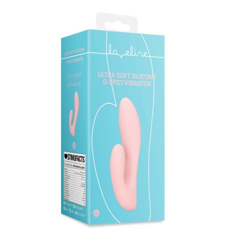 Loveline - Ultra gadki silikonowy króliczek - stymulacja punktu G - Cherry Chiffon Loveline by Shots Loveline - Ultra gadki silikonowy króliczek - stymulacja punktu G - Cherry Chiffon Loveline by Shots