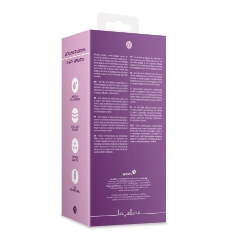 Loveline - Ultra gadki silikonowy króliczek - stymulacja punktu G - Orchidee Purple Loveline by Shots Loveline - Ultra gadki silikonowy króliczek - stymulacja punktu G - Orchidee Purple Loveline by Shots