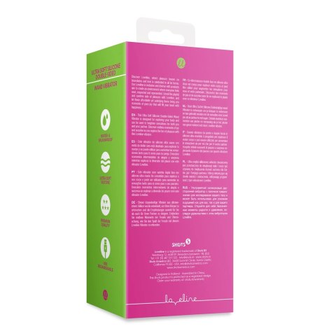 Loveline - Ultra gładki podwójny wibrator - Prestone Pink Loveline by Shots Loveline - Ultra gładki podwójny wibrator - Prestone Pink Loveline by Shots