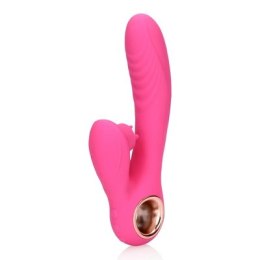 Loveline - Wibrator z funkcją podgrzewania i migotania języka - Exuberant Pink Loveline by Shots