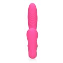 Loveline - Wibrator z funkcją podgrzewania i migotania języka - Exuberant Pink Loveline by Shots
