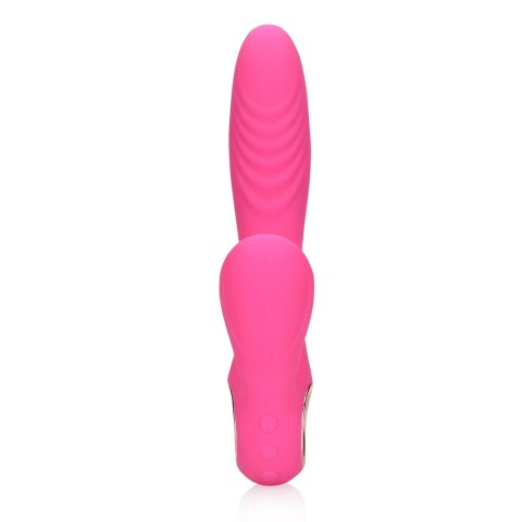 Loveline - Wibrator z funkcją podgrzewania i migotania języka - Exuberant Pink Loveline by Shots Loveline - Wibrator z funkcją podgrzewania i migotania języka - Exuberant Pink Loveline by Shots