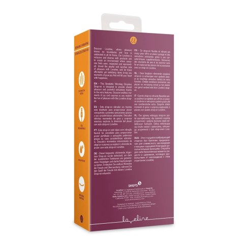Loveline - Wibrujące, zakrzywione dildo do Strap On - Merlot Grape Loveline by Shots Loveline - Wibrujące, zakrzywione dildo do Strap On - Merlot Grape Loveline by Shots