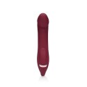 Loveline - Wibrujące, zakrzywione dildo do Strap On - Merlot Grape Loveline by Shots