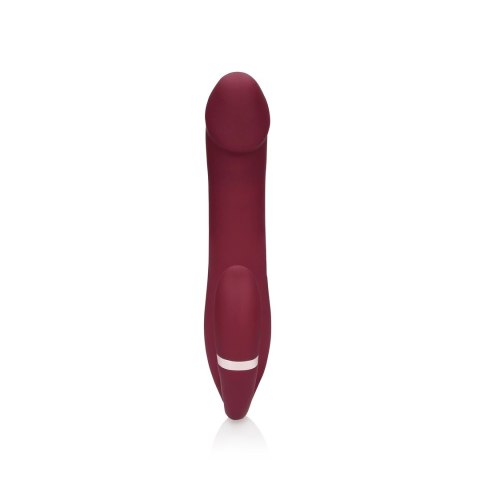 Loveline - Wibrujące, zakrzywione dildo do Strap On - Merlot Grape Loveline by Shots Loveline - Wibrujące, zakrzywione dildo do Strap On - Merlot Grape Loveline by Shots