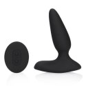 Loveline - Wibrujący korek analny gładki - Licorice Black Loveline by Shots