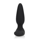 Loveline - Wibrujący korek analny gładki - Licorice Black Loveline by Shots