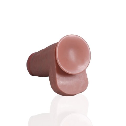 RealRealRock - Extra cienkie realistyczne dildo z jądrami 25,4 cm RealRock by Shots RealRealRock - Extra cienkie realistyczne dildo z jądrami 25,4 cm RealRock by Shots