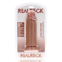 RealRock - Extra cienkie realistyczne dildo 20,3 cm RealRock by Shots