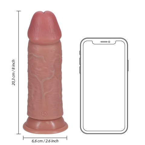 RealRock - Extra cienkie realistyczne dildo 20,3 cm RealRock by Shots RealRock - Extra cienkie realistyczne dildo 20,3 cm RealRock by Shots
