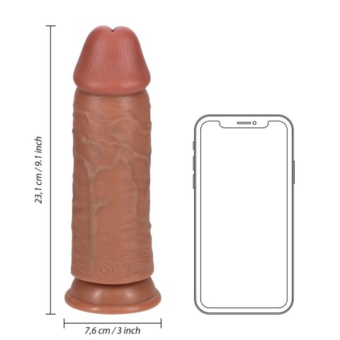 RealRock - Extra cienkie realistyczne dildo 23 cm RealRock by Shots RealRock - Extra cienkie realistyczne dildo 23 cm RealRock by Shots