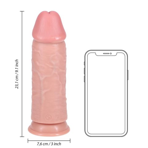RealRock - Extra cienkie realistyczne dildo 23 cm RealRock by Shots RealRock - Extra cienkie realistyczne dildo 23 cm RealRock by Shots
