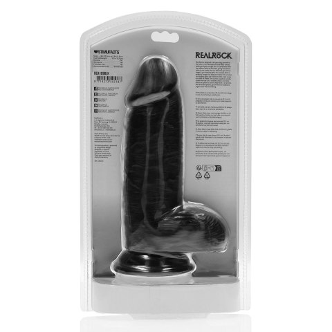 RealRock - Extra cienkie realistyczne dildo z jądrami 20,3 cm RealRock by Shots RealRock - Extra cienkie realistyczne dildo z jądrami 20,3 cm RealRock by Shots