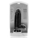 RealRock - Extra cienkie realistyczne dildo z jądrami 23 cm RealRock by Shots