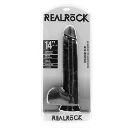 RealRock - Extra duże realistyczne dildo z jądrami 35,5 cm RealRock by Shots