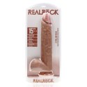 RealRock - Extra duże realistyczne dildo z jądrami 38 cm RealRock by Shots