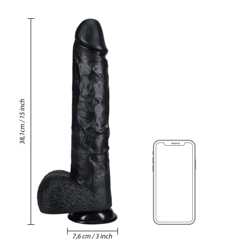 RealRock - Extra duże realistyczne dildo z jądrami 38 cm RealRock by Shots RealRock - Extra duże realistyczne dildo z jądrami 38 cm RealRock by Shots