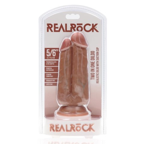 RealRock - Podwójne dildo 15,2 cm RealRock by Shots RealRock - Podwójne dildo 15,2 cm RealRock by Shots