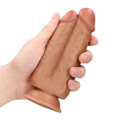 RealRock - Podwójne dildo 15,2 cm RealRock by Shots RealRock - Podwójne dildo 15,2 cm RealRock by Shots