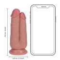 RealRock - Podwójne dildo 15,2 cm RealRock by Shots