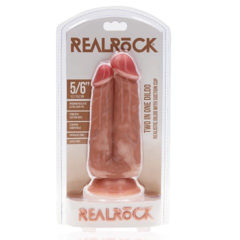 RealRock - Podwójne dildo 15,2 cm RealRock by Shots RealRock - Podwójne dildo 15,2 cm RealRock by Shots