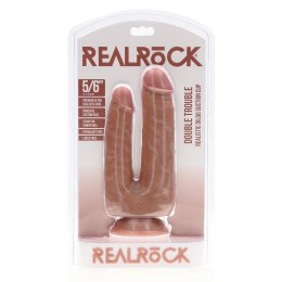 RealRock - Realistyczne podwójne dildo 15,2 cm RealRock by Shots