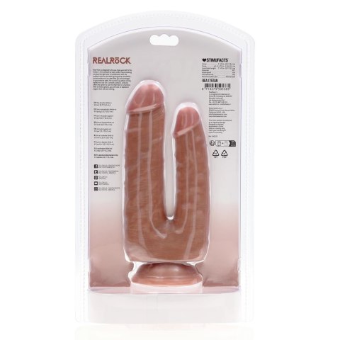 RealRock - Realistyczne podwójne dildo 15,2 cm RealRock by Shots RealRock - Realistyczne podwójne dildo 15,2 cm RealRock by Shots