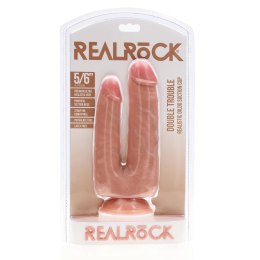 RealRock - Realistyczne podwójne dildo 15,2 cm RealRock by Shots
