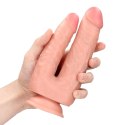 RealRock - Realistyczne podwójne dildo 15,2 cm RealRock by Shots