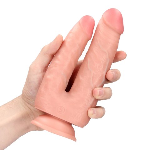 RealRock - Realistyczne podwójne dildo 15,2 cm RealRock by Shots RealRock - Realistyczne podwójne dildo 15,2 cm RealRock by Shots