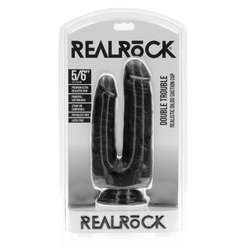 RealRock - Realistyczne podwójne dildo 15,2 cm RealRock by Shots RealRock - Realistyczne podwójne dildo 15,2 cm RealRock by Shots